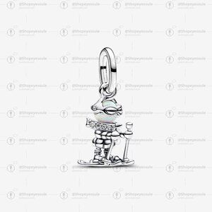 Pandora Skier Dangle Charm